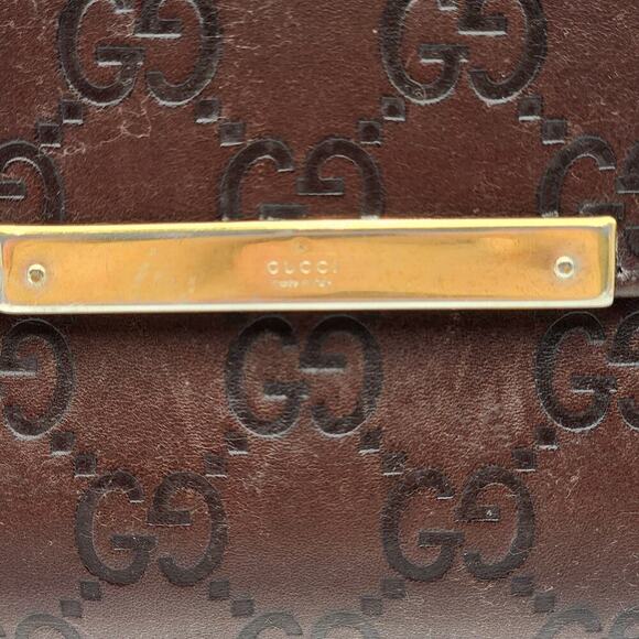 GUCCI Guccissima Margaux Calfskin Continental Flap Wallet - Picture 15 of 16